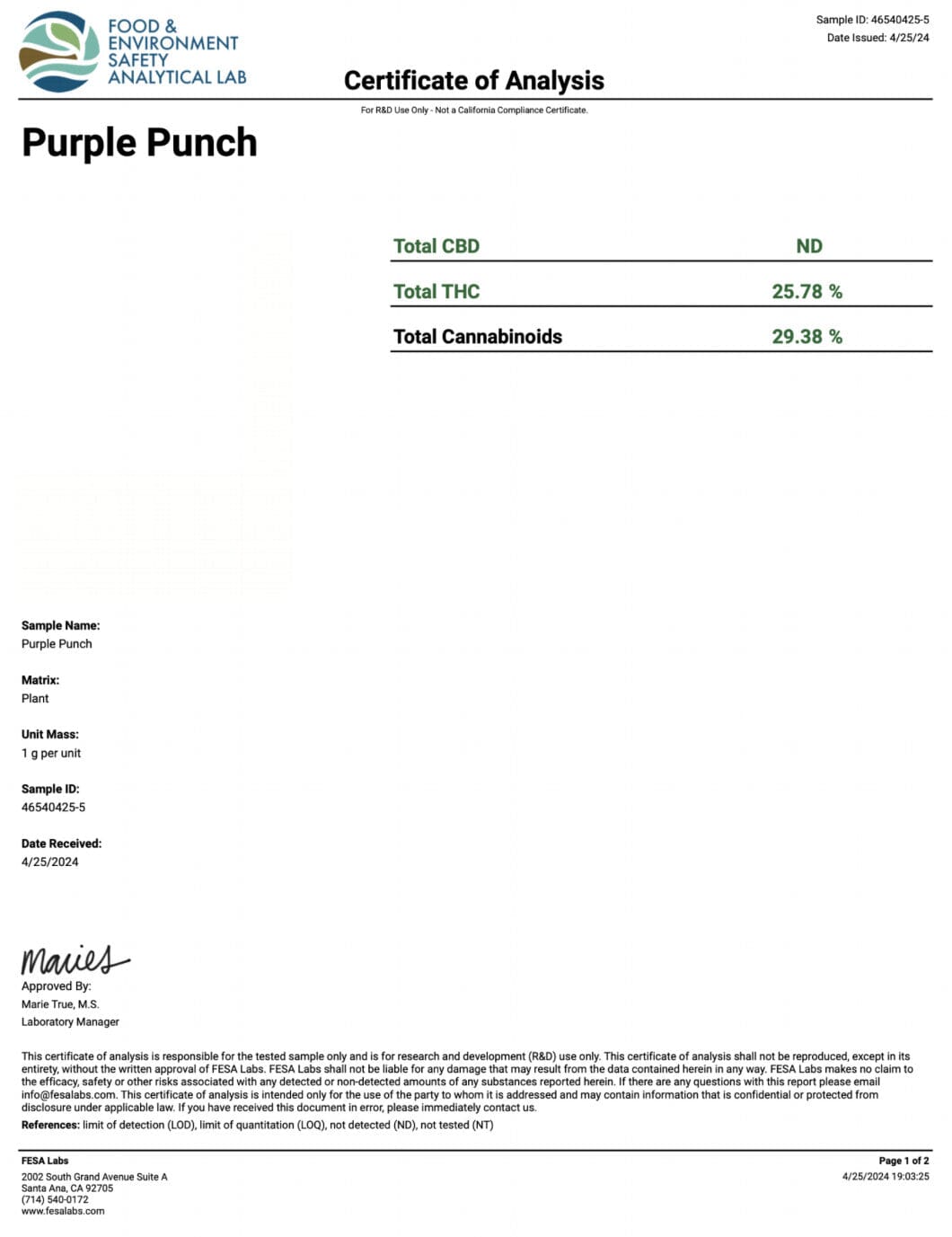 Purple Punch THCA Flower - BackWoodz